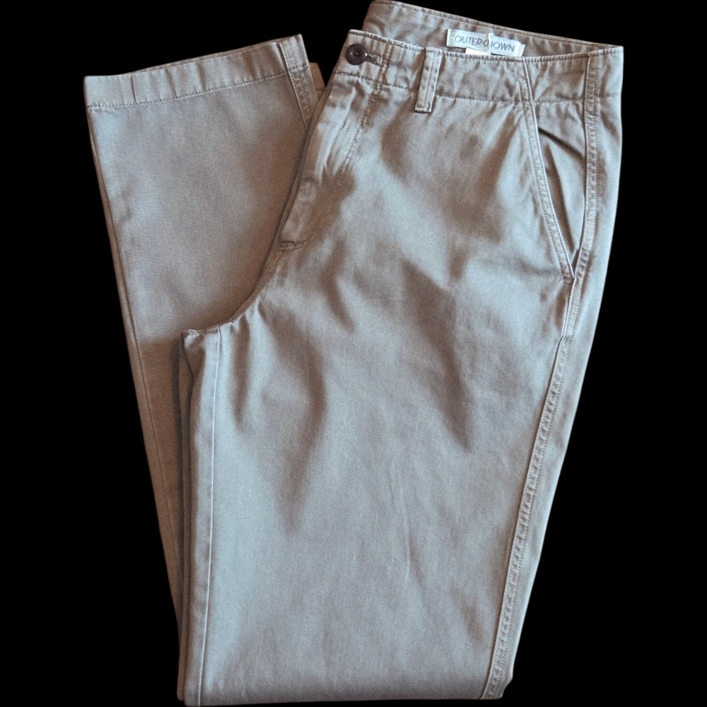 Outerknown Straight-Leg Pants in Light Taupe
